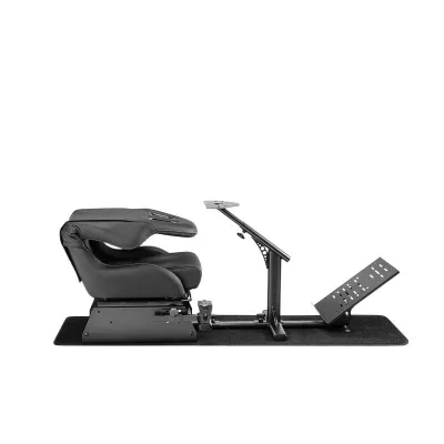 Gygameseat Racing Simulator Bracket Seat Folding Game Stand Racing Steering Wheel with Pedals for Driving
