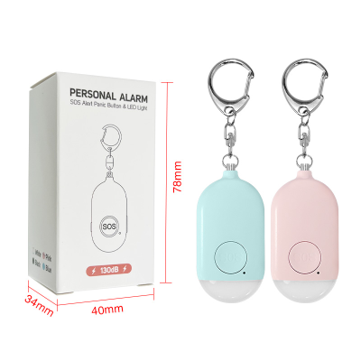 125db Loud Siren Led Flash Light Personal Alarms Safe Sound Self Defense Products Personal Security Products
