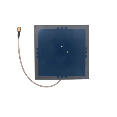 Small Reader Long Range Circular RFID Ceramics Antenna Warehouse RFID 5dbi UHF PCB Antenna for Asset Management