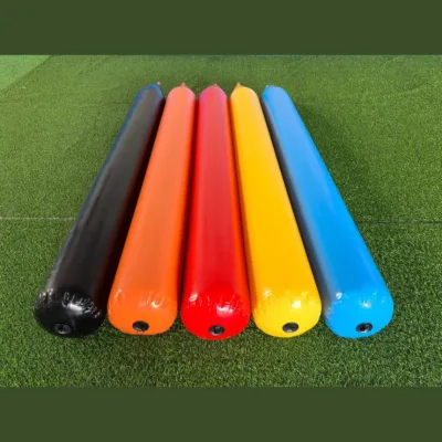 Airtight Wear Resistant Inflatable PVC Giant Pencil With Pen Insert Tip, Team Building Interactive Writing Game Prop