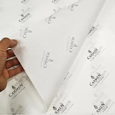 Customized Logo 17g Craft Paper Recyclable Gift Wrapping for Clothing Socks & Bouquets-Elegant Packaging