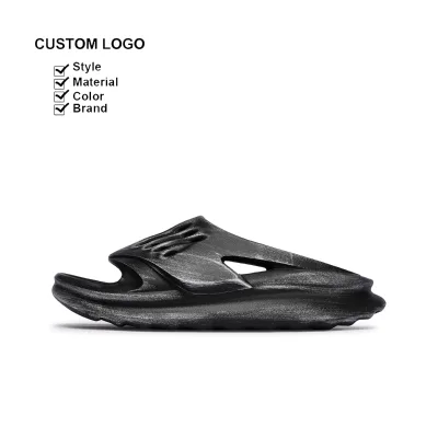 2024 New Designer Summer Gift Eva Home Footwear Slipper Women Thick Botton Breathable Custom Men Slides Sandals With Logo
