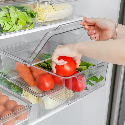 Kitchen Food Storage Pantry Organization Clear Container Lid Durable Eco-Friendly Large Capacity for Freshness Preservation