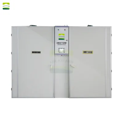 GREAT FARM Automatic Chicken Egg Incubator 38400 Capacity ECM Energy Saving Motor Touch Screen Control Hatching Machine