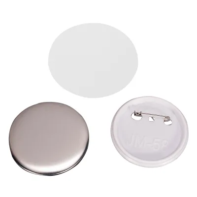 Tinplate Badge Holders Plastic Base Snap-On Backings Metal Hardware Accessories Commemorative Awards