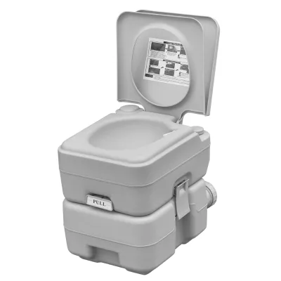 Portable RV Toilet Camping Toilet Porta Potty 5.8 Gallon Detachable Waste Tank