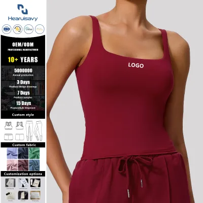 Women's Strappy Halter Sports Tank with Removable Pads Breathable Four-Way Stretch High Support for Yoga & Gym Active Wear Top