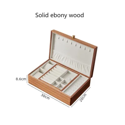 Hot Selling in Stock Modern Magnetic Ebony Wood Wooden Boxes Wooden Jewelry Storage Boxes Wooden Display Boxes Gift Boxes