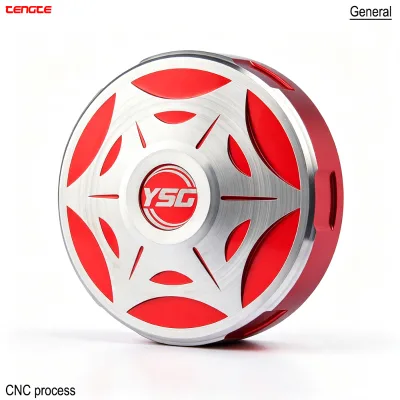 Two-Tone CNC Aluminum Fuel Tank Cap Thickened Modified Oil Cap Decor Cover Motorcycle Replacement Accessories Multiple Colors