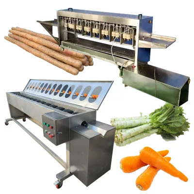 Stainless Steel Carrot Skin Bamboo Shoots Peeling Machine