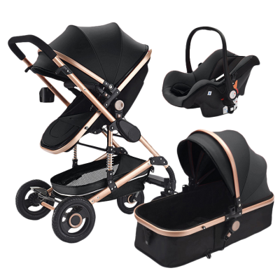 Hot Selling Baby Stroller 3 in 1 With Car Seat High Quality Baby Stroller Bassinet Carrier Stroller Cart Design