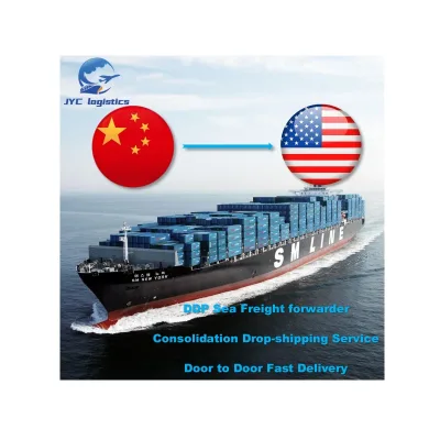 China Forwarding DDP Sea Shipping Agent for LCL+Trucking Services Fast Delivery United States Canada UK Chinese Bulk Store