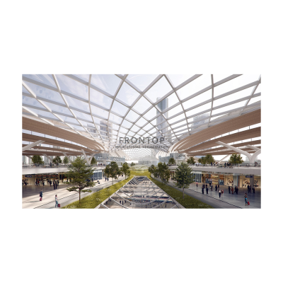 3D Library Building Visualization Library & Museum Architectural Rendering
