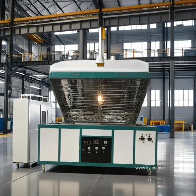 BYTCNC 2000*3000 Automatic Vacuum Thermoforming Machine for Helmet Large Manual Vacuum Forming on PS ABS PP Plastic