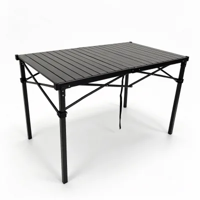 Camping Tables That Fold up Picnic Table Folding Portable Collapsible Aluminium Rollup Outdoor Lightweight with Storage Net