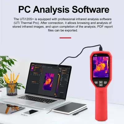 Thermal Imaging Camera UTI120S Plus 12090 Pixels 2X Super Infrared Resolution Multi-Palette Thermal Imaging Water Leak