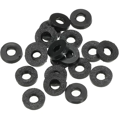 China Manufacturer Custom High Temperature Resistance Silicone Rubber Washer Rubber Flat Washer Gasket with Holes
