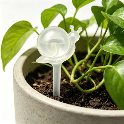 3 Pack Transparent Various Shapes Automatic Watering Plant Plastic Waterer Wholesale Clear Plant Watering Globe Eco-friendly