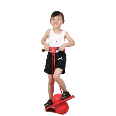 Outdoor ElasticJump Ball with Balance Board Fitness Entertainment Product Sports Bounce Skip Ball