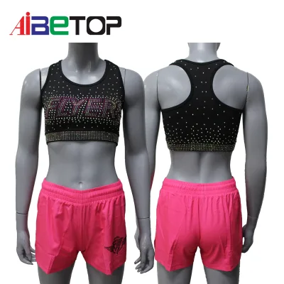 Girls Crop and Butterfly Shorts Flowy Athletic 2 in 1 Cheer Dance Flutter Skirt Skort Running Gym Preppy Kids Apparel
