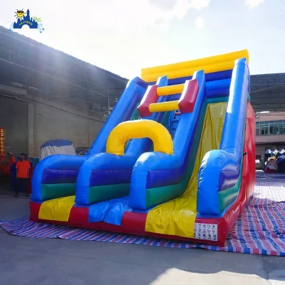 Commercial Giant Inflatable Dry Slide for Kids Adults Outdoor Amusement Park and Rental