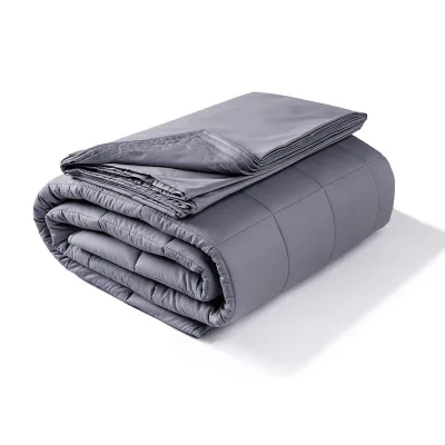 Custom Queen Size 15lbs 20lbs Weighted Blanket Organic Cotton Adult Sensory Autism Heavy Weighted Blanket