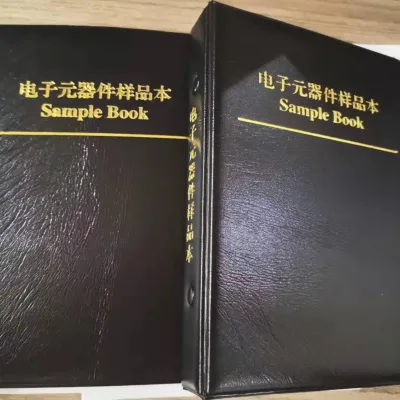Custom Component Catalog Electronic Desk Organizer SMD Resistor Capacitor Inductor Storage Sample Book