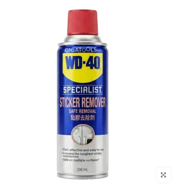WD-40 Specialist Sticker Remover WD40 Rust Removing Lubricant Spray Adhesive Remove for Remove Stickers, Labels, and Residue