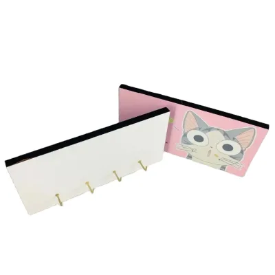 High Quality Custom Sublimation Door Hook MDF Wood Door Hanger Hooks for Clothes Towels Coat Keys
