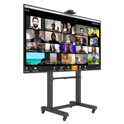 Flat Heavy Duty Movable Height Adjustable 100 Inch LCD TV STAND With Wheels
