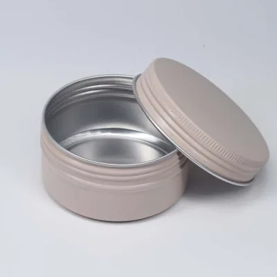 Wholesale Small Tea Can Plate Tin for Facial Cream Aluminum Jar Metal Storage Recyclable for Food Pet Food Chocolate Storage