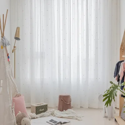 Wholesale Window Sheer Curtains Fabrics  for the Living Room