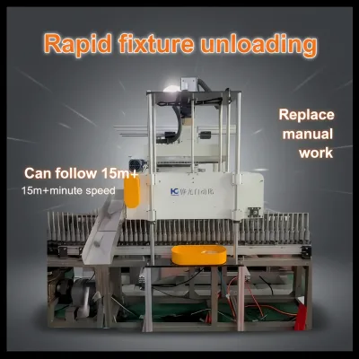 Huagon High-Accuracy Energy-Saving Automatic Fixtures Unloading Robot Converter Line for Spray Painting Production Line