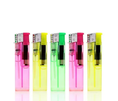 Plastic Disposable Gas Cigarette Lighter with Logo Butane Fuel Modern Design Portable