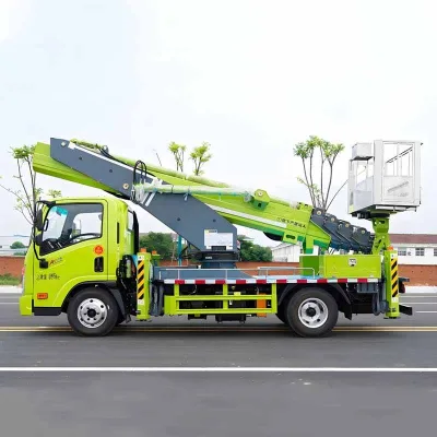 Chinese Brand Aerial Work Platform 18-35m Straight Arm Aerial Work Platform with Insulated Hanging Basket