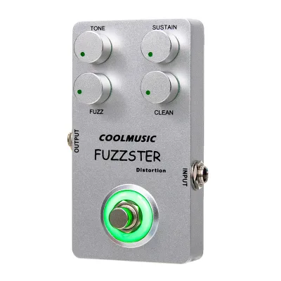 Metal Guitar Effect Pedal Fuzzter Distortion Pedal 9V DC with Analog Circuit Customized logo