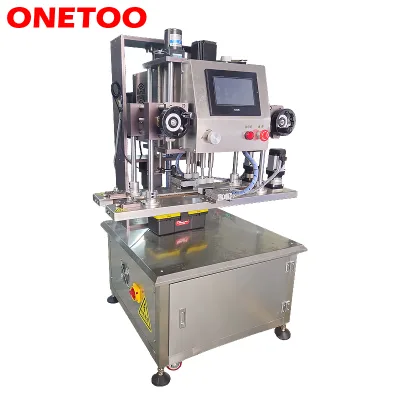 Servosystem Cleanser Essence Oil Capping Bottle Machine Plastic Bottle Cap Machine