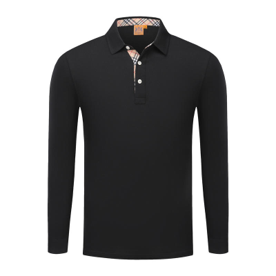 2025 Wholesale Quality Golf Polo logo Embroidery Logo Long Sleeve Polo