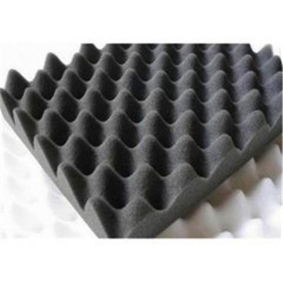 Black Eco-friendly High Density Polyurethane Foam Acoustic Panels for Soundproofing and Insulation