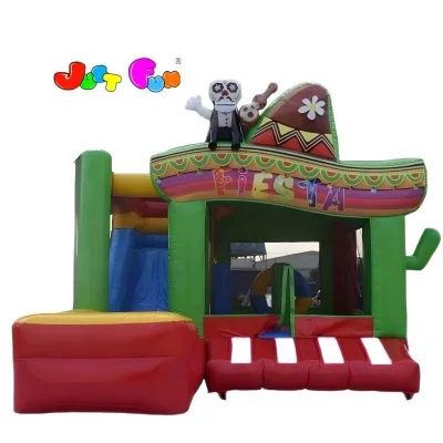 In Stock Ready to Ship Inflatable Colorful Bouncer Bouncy Castle Combo for Children for Sale