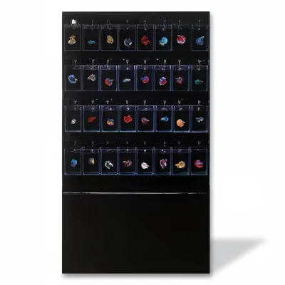 Factory Direct Modular Solid Hollow Black Retail Fish Display Tank Betta Fish Display Tank Display With Filtration