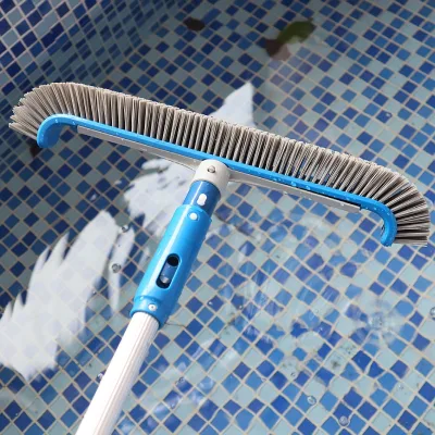 Addotron Directly Supplied by the Manufacturer Luxury Curved ABS Pool Brush Detachable Handle Boxed Packaging