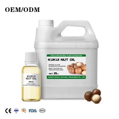 Wholesale Kukui Nut Oil Bulk Price Hair Skin Care 100% Pure Natural Top Grade Organic Cold Pressed Carrier Oils Aromatherapy