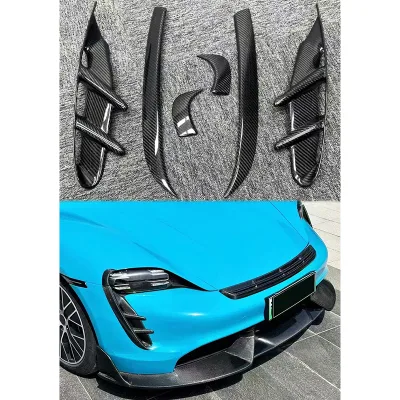 2019-2024 Carbon Fiber Leaf Board air Outlet Appearance Modification Wind Blade Accessories Suitable for Taycan