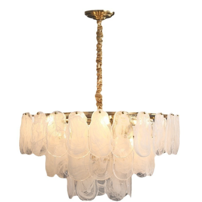 Chandeliers LED Chandelier Pendant Lamp Light Postmodern Luxury Dining Living Room Novelty Glass Hanging Bedroom Model Decor