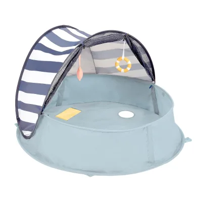 Baby Kiddie Pool and Play Area 3 in 1 Pop up Beach Tent with Mosquito Net