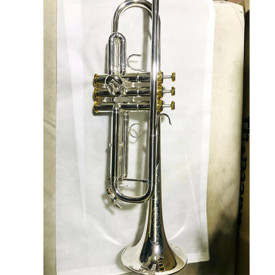 Factory Direct Sale Professional Silver Bb Key Trumpet With Premium Case