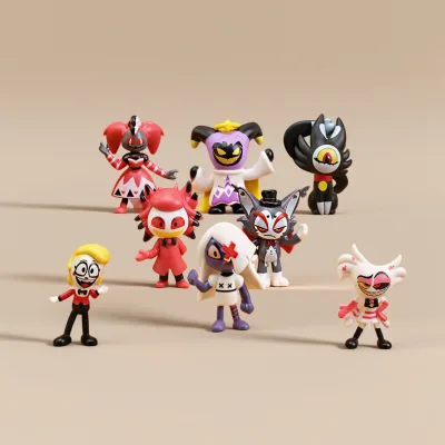 Helluva Demon Hotel Cartoon Figurine Surprise Bag Filler Toy Adult Animated Musical Series Collectible Gift for Kids Adults