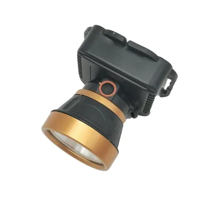 Portable Rechargeable Headlights Cheap Plastic Dry AA Battery Headlamp for Camping LED 1706 ABS Headlights Head Mounted