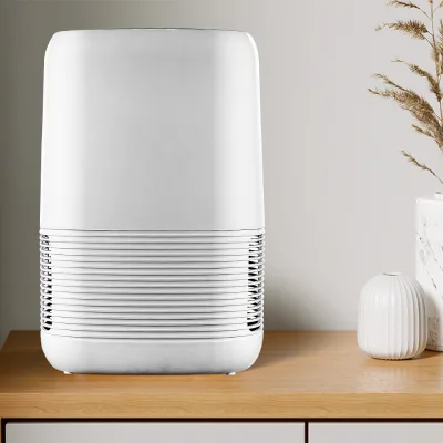 Whisper-Quiet Desktop Air Purifier with HEPA Filter Enjoy Clean Air and Atmosphere Light Strip Without Noise